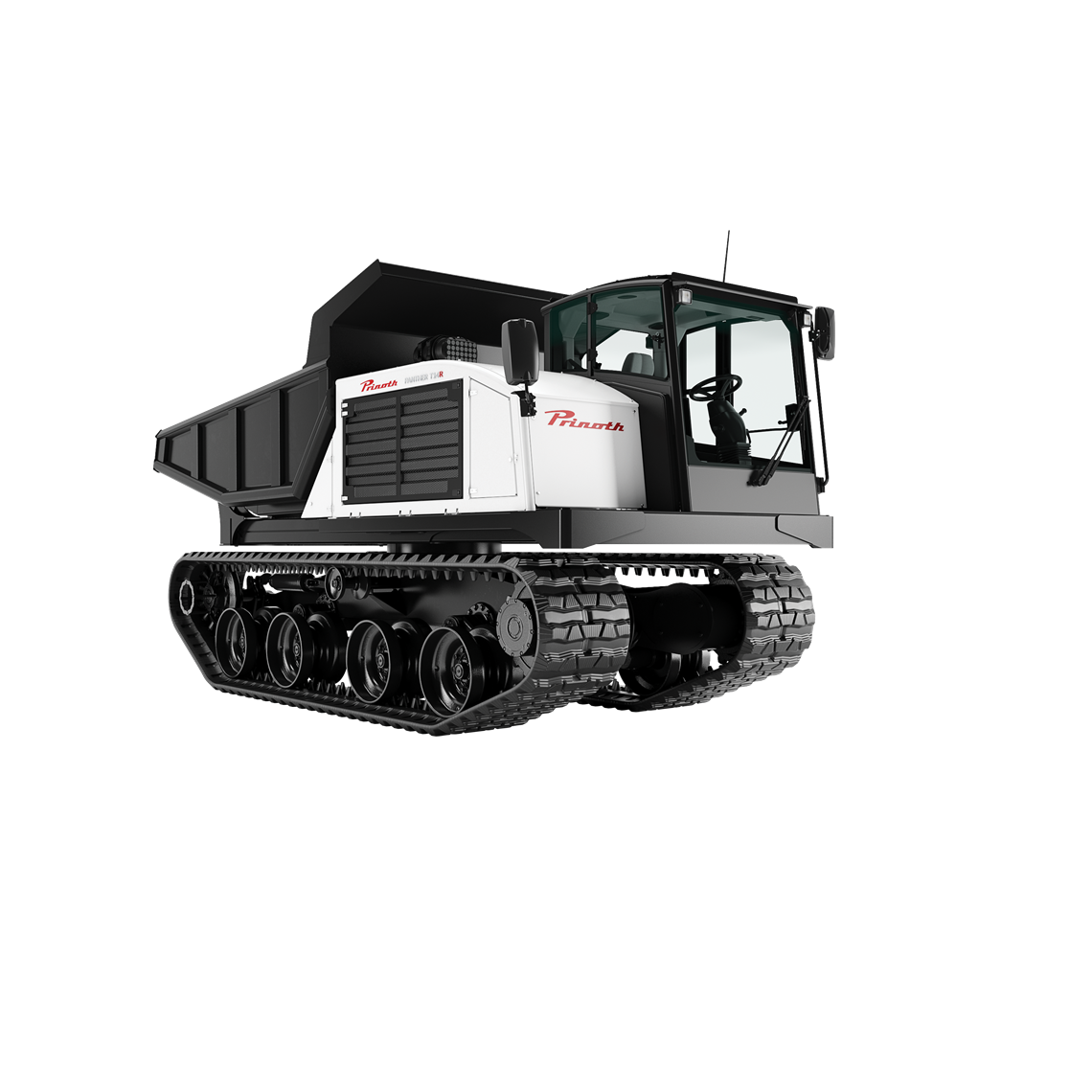 Prinoth's upgraded next generation Panther T14R rotating dumper