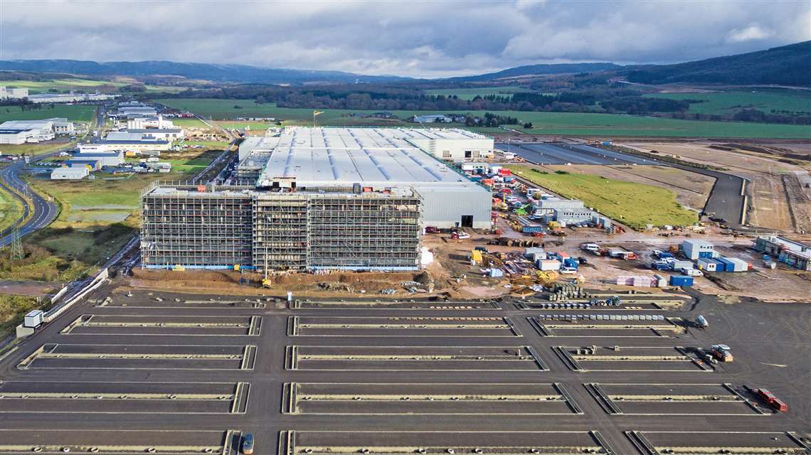Benninghoven's new headquarters and factory during construction, which began in 2016.