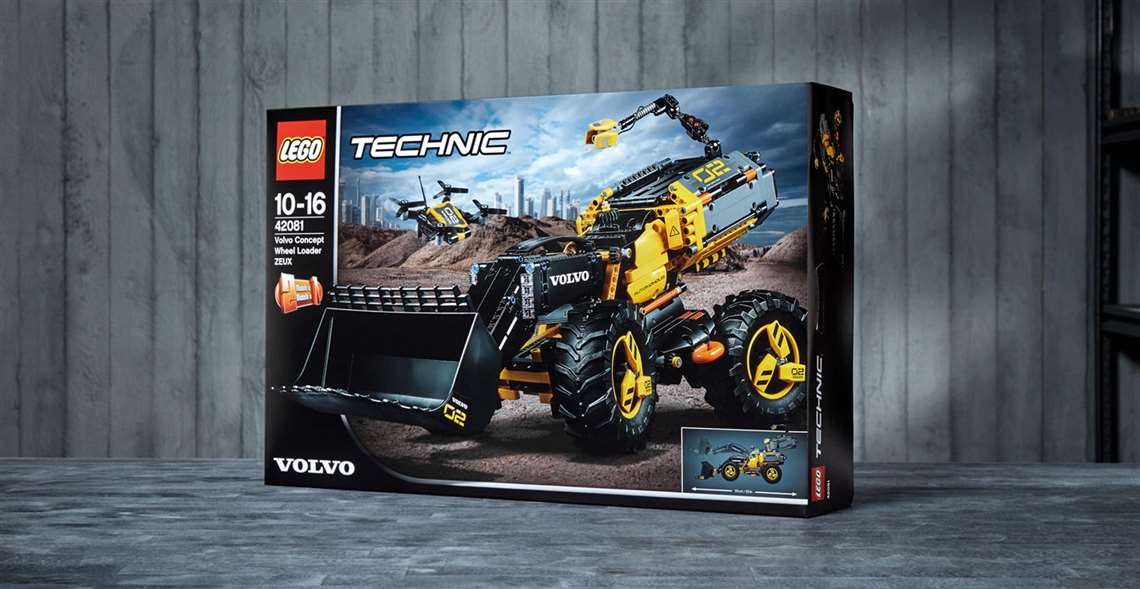 the 42081 Lego Technic Concept Wheel Loader Zeux