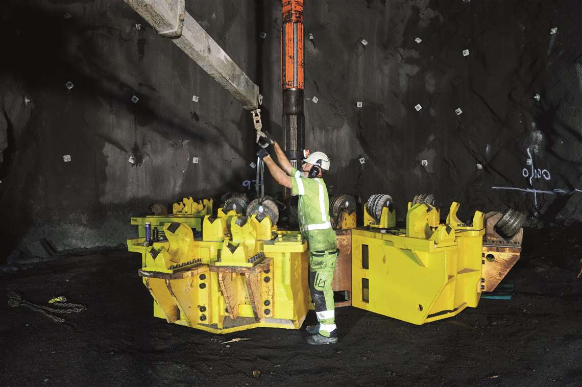 Master Drilling’s 44.2 tonne reamer head 