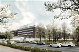 Digital render of how BImA's new office complex will look