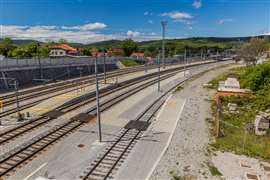 Divaca station in western Slovenia