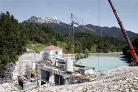 Construction works underway in Austria (Image: Strabag)