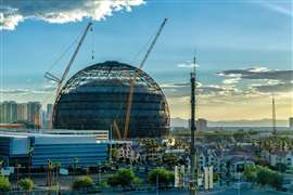 Construction of the Las Vegas Sphere