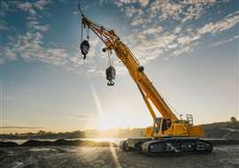 Liebherr's LTR 1150 telescopic boom crawler crane launched in November 2023