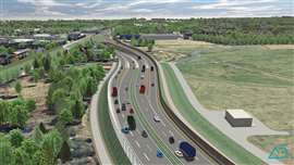 Implenia is completing the ring of motorways around Bremen; this includes a section near the airport leading to a new tunnel