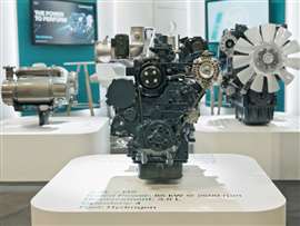 Kubota 3.6L hydrogen engine