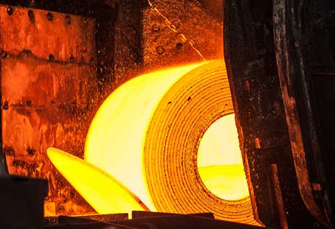 Steel coil production