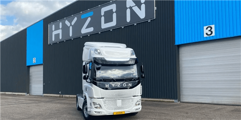 Hyzon fuel cell truck