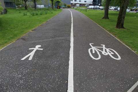 Pedestrian and bicycle footpath
