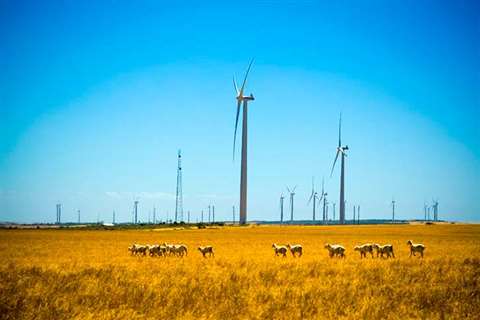 Korytnica wind farm site in Poland