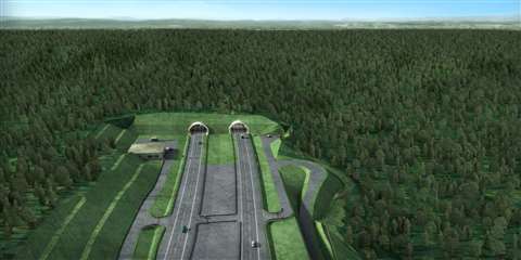An impression of Acciona's S-19 Expressway project in northern Poland. 