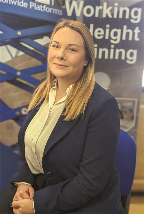 Kate Bell,Kate Bell, Head of UK Training for Nationwide Platforms, part of the Loxam Group.