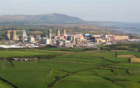 Aerial view of the Sellafield nuclear site