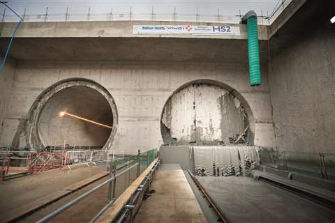 HS2’s first twin bore tunnel completion